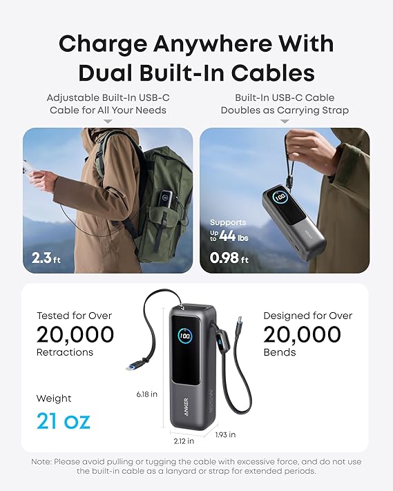 Anker 165W Power Bank 25000mAh – Ultra Fast Charging