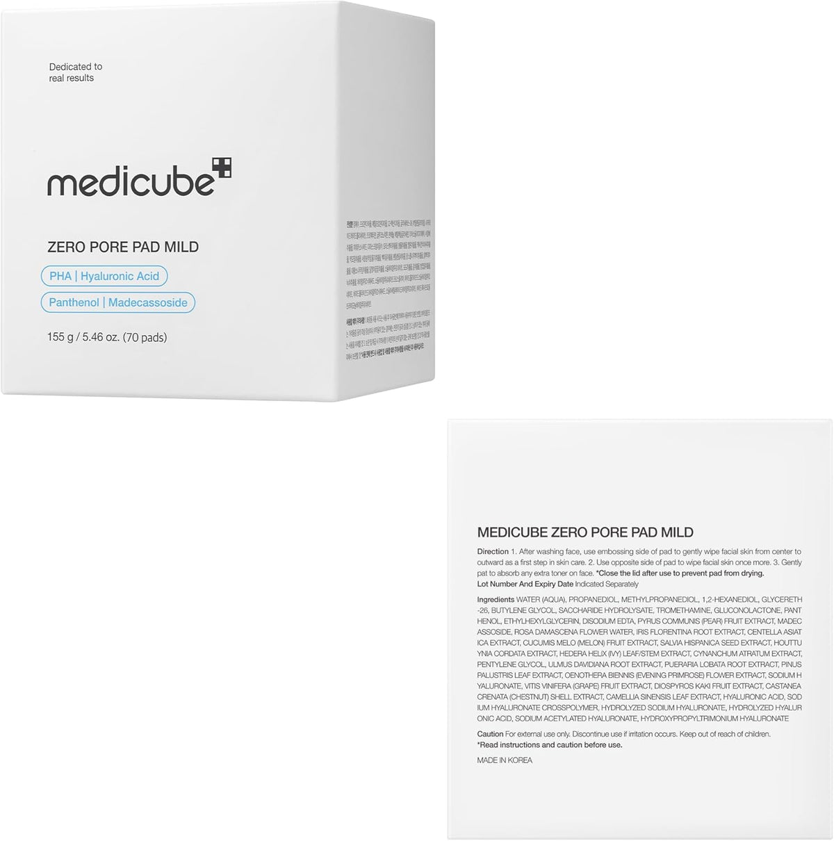 Medicube Zero Pore Pad Mild 2.0 | Say BYE BYE to Pores