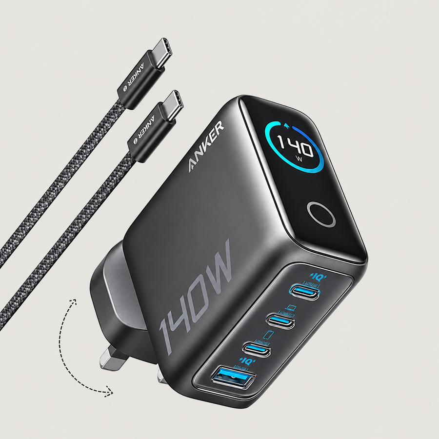 Anker 140W GaN Fast Charger 4-Port Power Hub (6 Months Warranty)