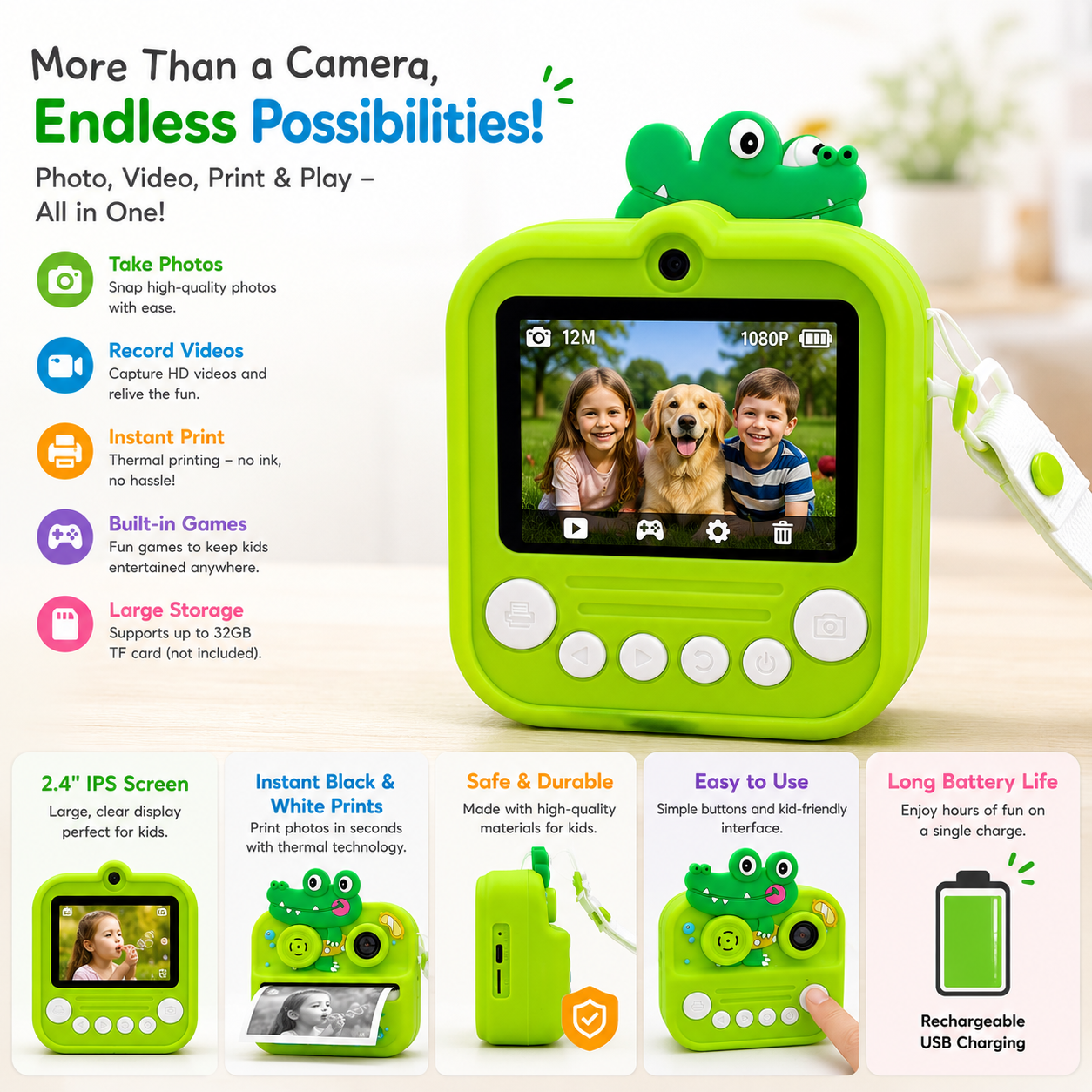 DIY Instant Digital Kids Camera