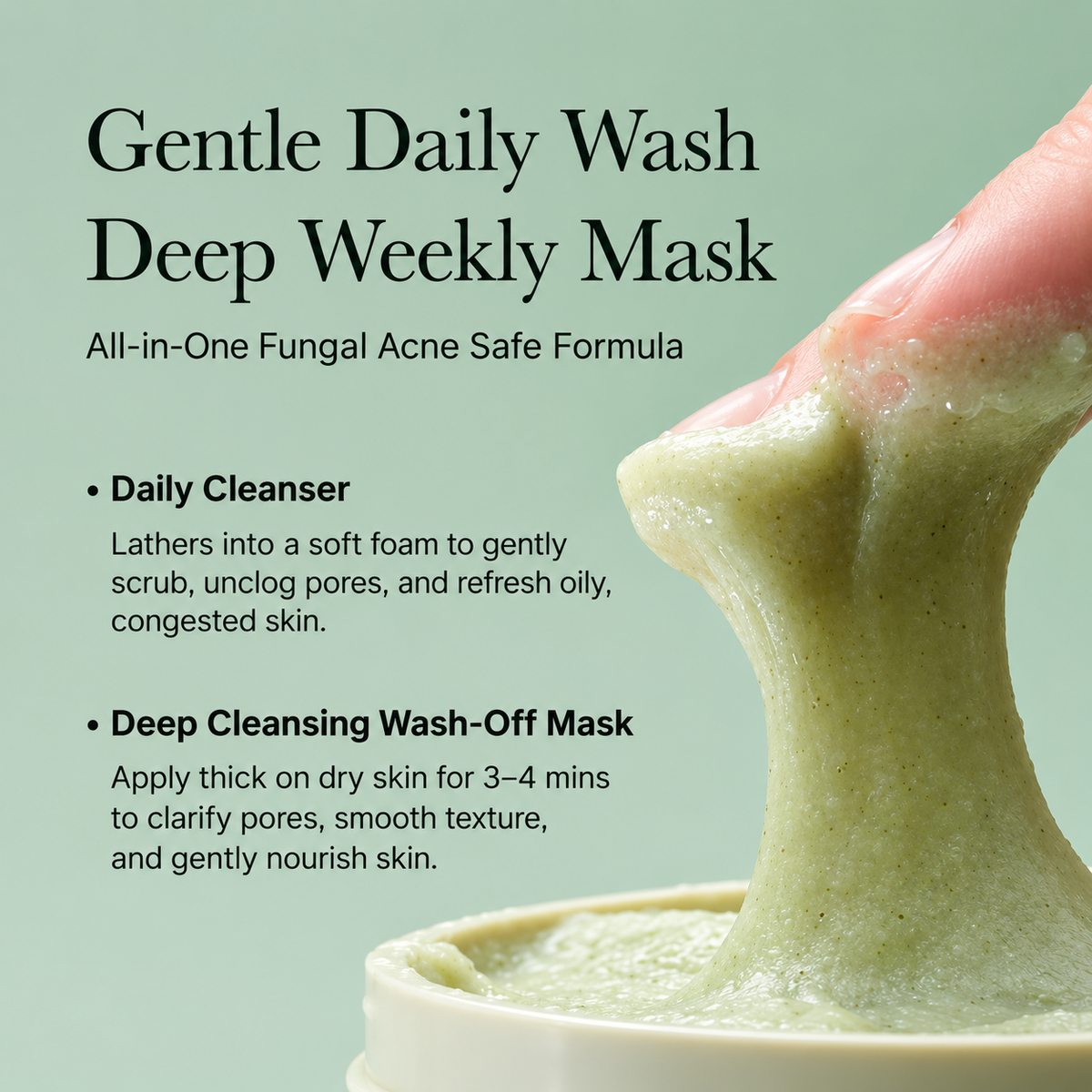 Arencia Fresh Green Rice Mochi Cleanser