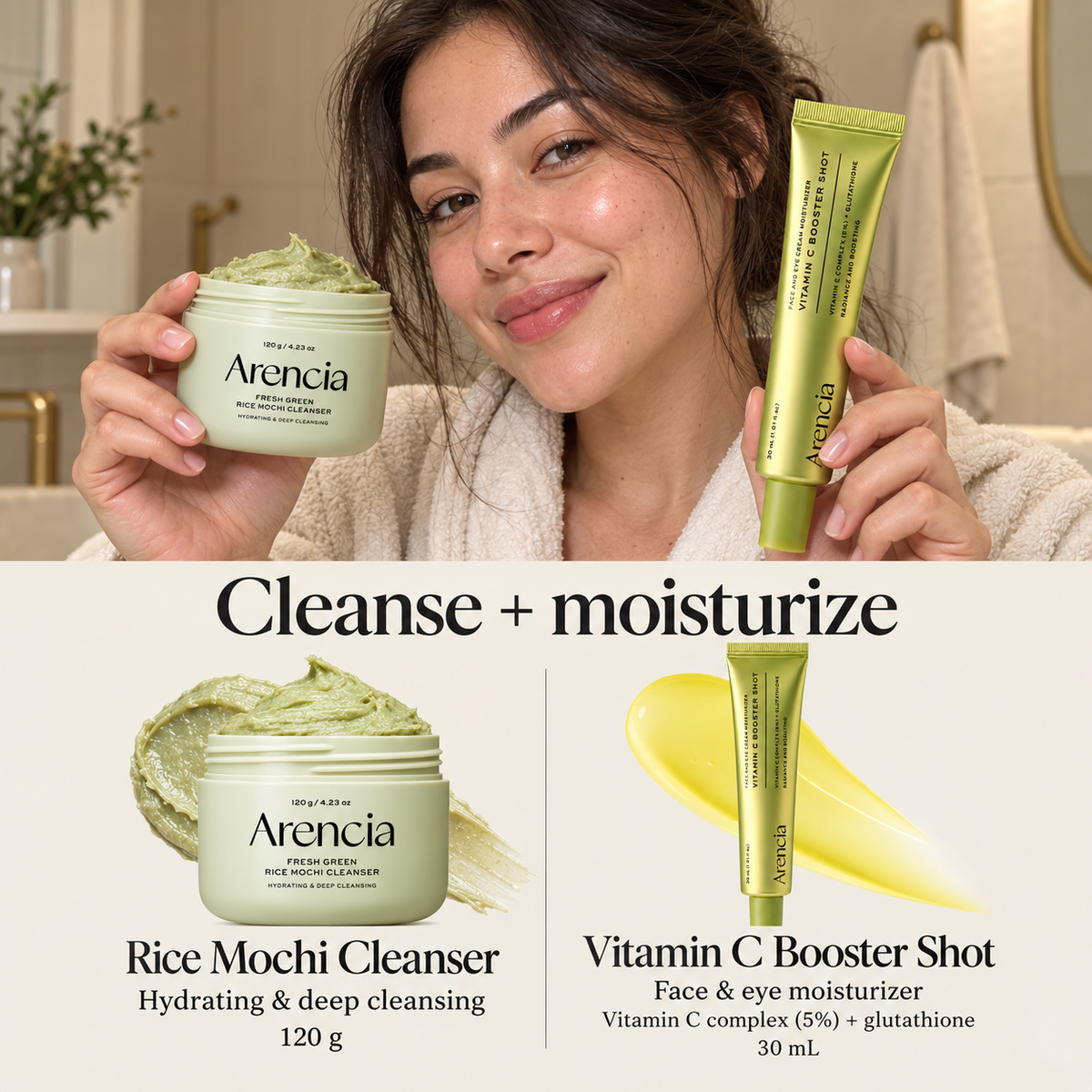 Arencia Cleanse & Glow Duo