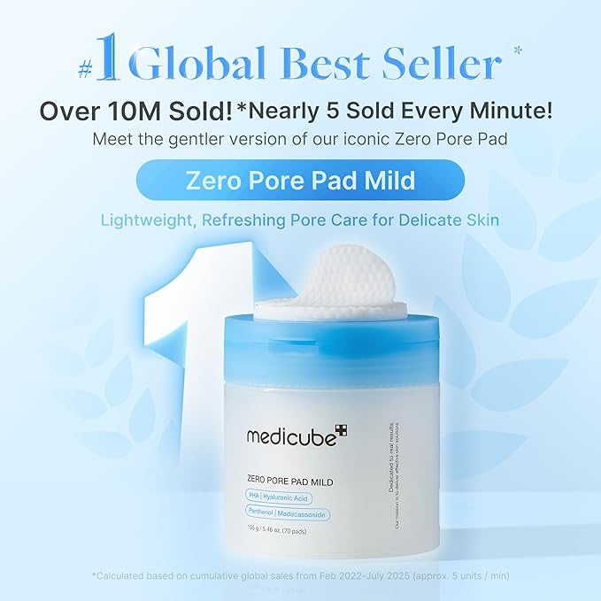 Medicube Zero Pore Pad Mild 2.0 | Say BYE BYE to Pores