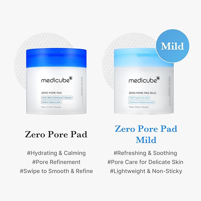 Medicube Zero Pore Pad Mild 2.0 | Say BYE BYE to Pores