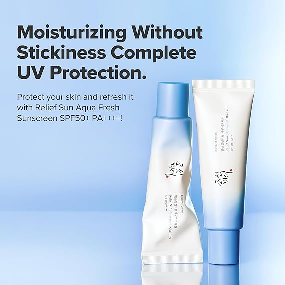 Beauty of Joseon Relief Sun Aqua-Fresh Sunscreen Rice + Panthenol SPF 50+ PA++++ 50ml