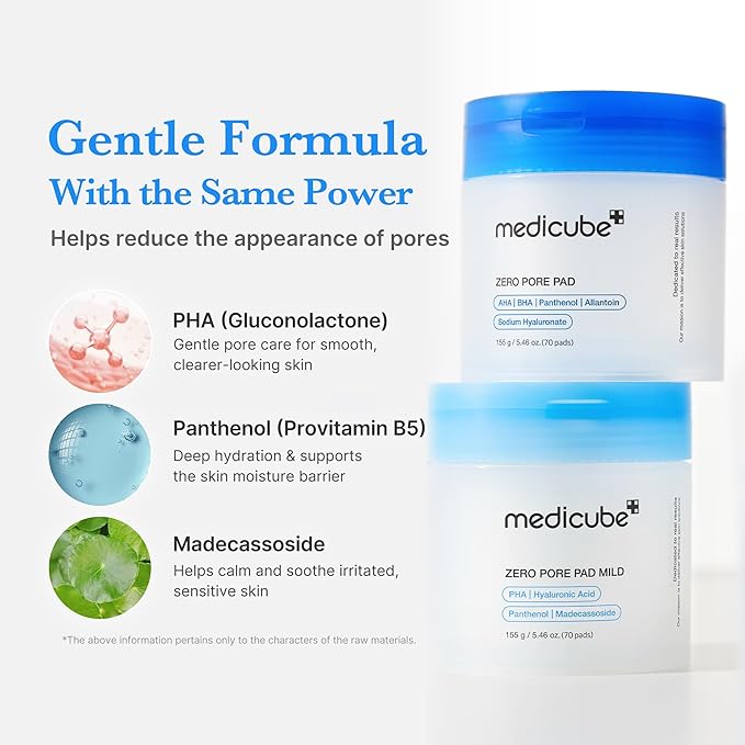 Medicube Zero Pore Pad Mild 2.0 | Say BYE BYE to Pores