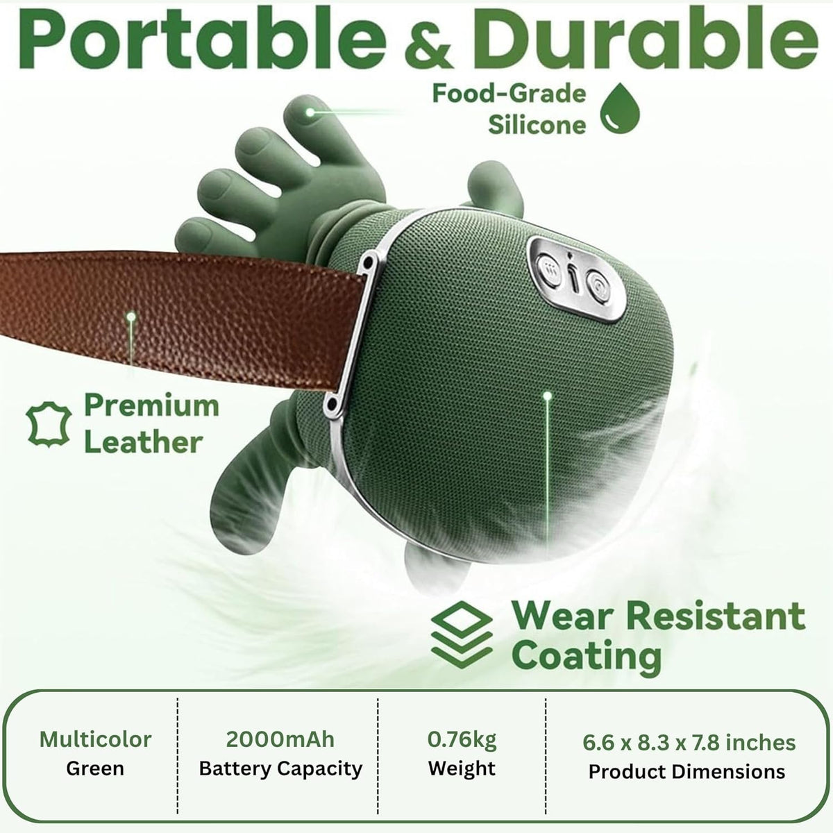 Portable Deep Tissue Massager - Handheld Muscle Relief Device