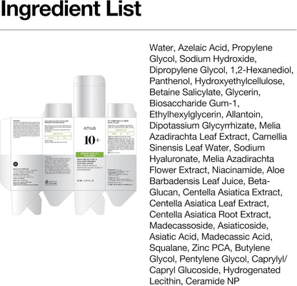 Anua Azelaic Acid 10% Redness Relief Serum – Calm, Clear & Hydrated Skin (30ml)