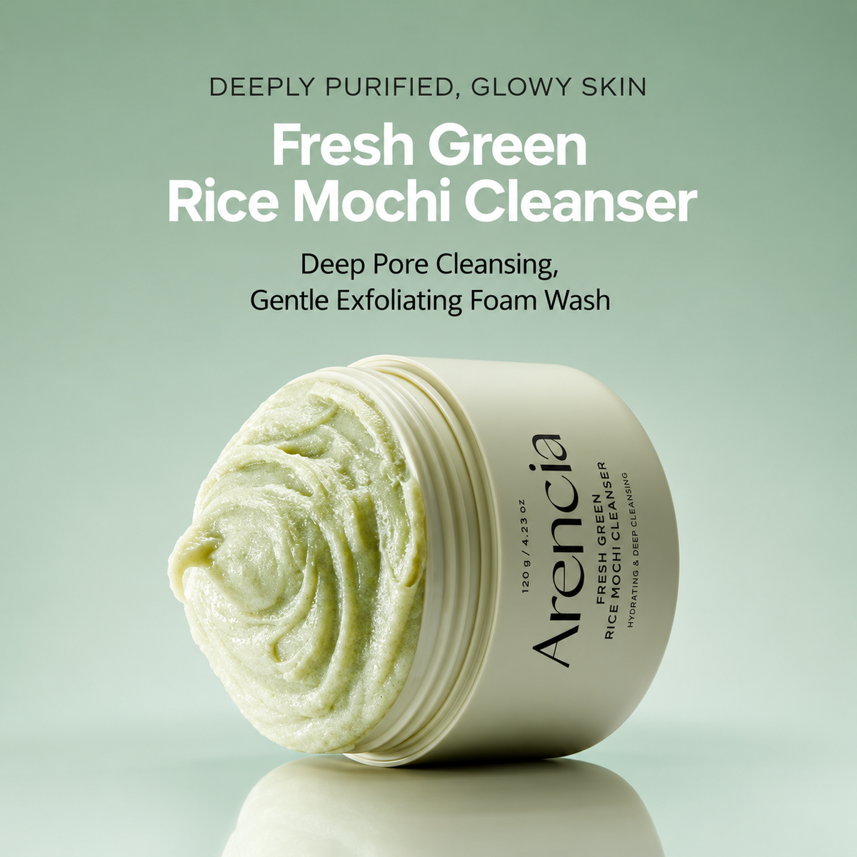 Arencia Fresh Green Rice Mochi Cleanser