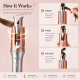 SheGlam Automatic Hair Curler ( 32mm )