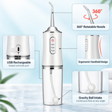 Cordless Water Flosser – Rechargeable Oral Irrigator for Braces, Implants & Gum Care