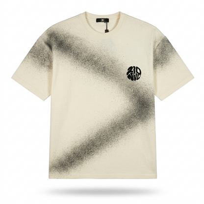 E-Line Beige Oversized Tee For Men
