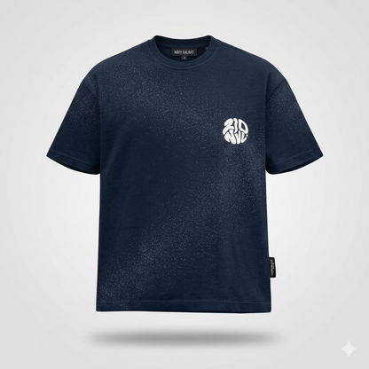 E-Line Navy Oversized Tee For Men
