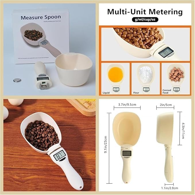 Digital Measuring Spoon With LCD Display , Portable Food Scale Spoon