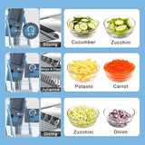 Adjustable Mandoline Slicer – Professional Vegetable Cutter