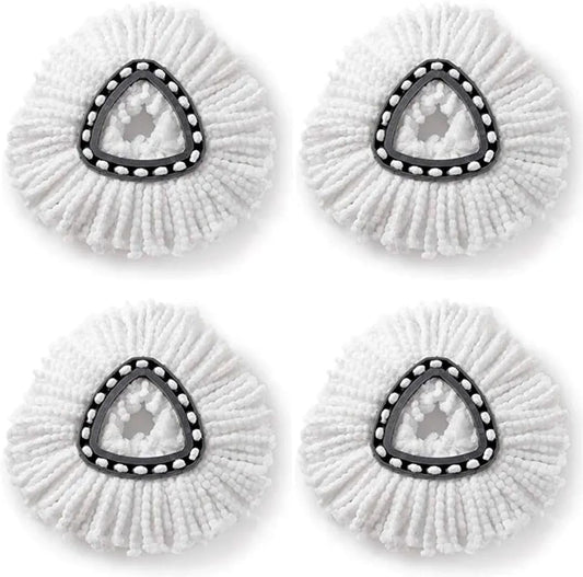 Microfiber Mop Head Refills (Suitable for Vileda )- Pack of 4