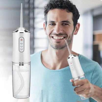 Cordless Water Flosser For Teeth Cleaning - Rechargeable Dental Water Jet Cleaner For Braces, Implants & Gum Care