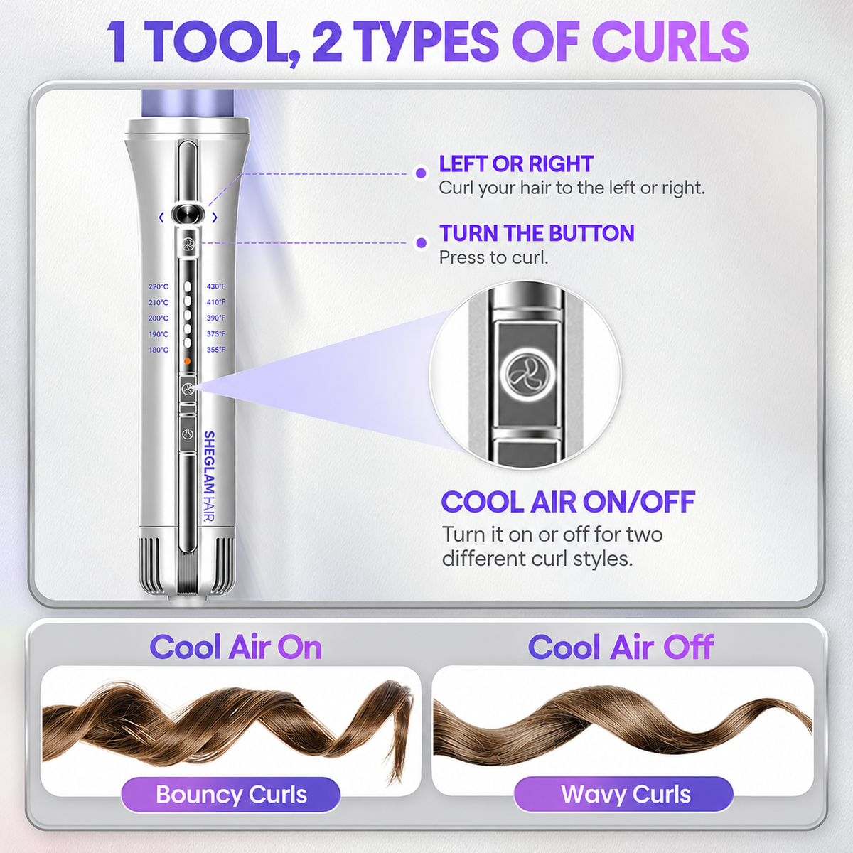 SHEGLAM One Touch Airflow Styler Pro – 25mm