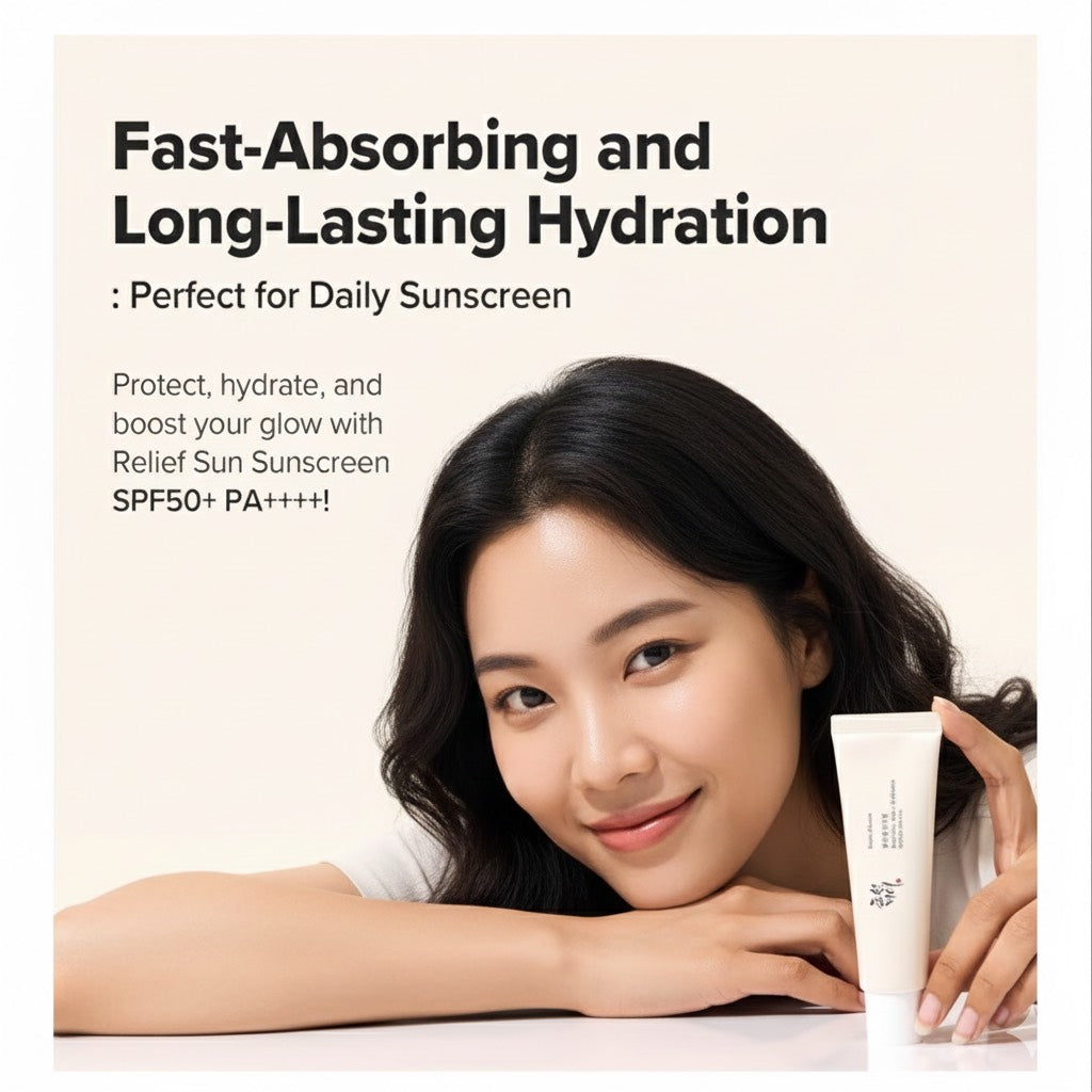 (PACK OF 2) Beauty Of Joseon Relief Sun Rice Probiotics SPF 50+ PA++++ Korean Sunscreen sunblock for Face Daily Sunscreen For Men Women Skincare 50ml