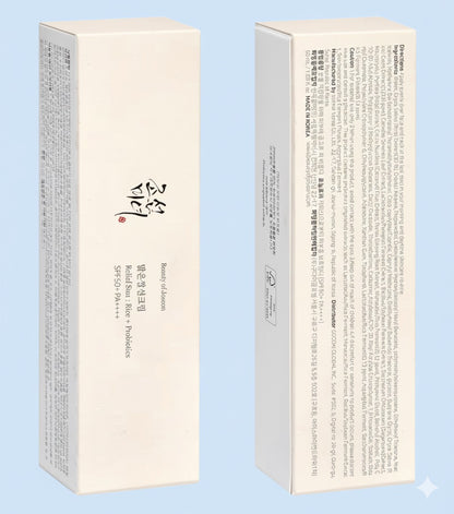 (PACK OF 2) Beauty Of Joseon Relief Sun Rice Probiotics SPF 50+ PA++++ Korean Sunscreen sunblock for Face Daily Sunscreen For Men Women Skincare 50ml