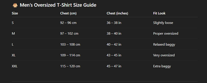 E-Line Beige Oversized Tee For Men