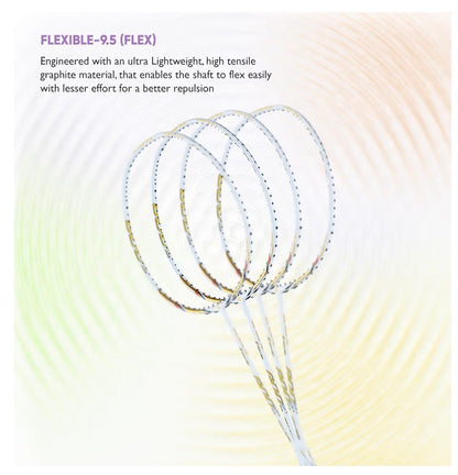 Apacs Z-Power 800 RP+ Professional Badminton Racket – Lightweight High-Tension Frame, Power Smash Design, Durable Graphite Shaft – Made in Vietnam