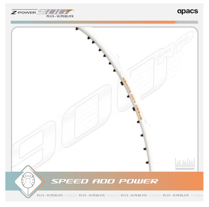Apacs Z-Power 900 RP+ Badminton Racket with Sonic Aero Shaft – Ultra-Fast Swing Speed, High Tension Frame, Lightweight Offensive Racket | Made in Vietnam