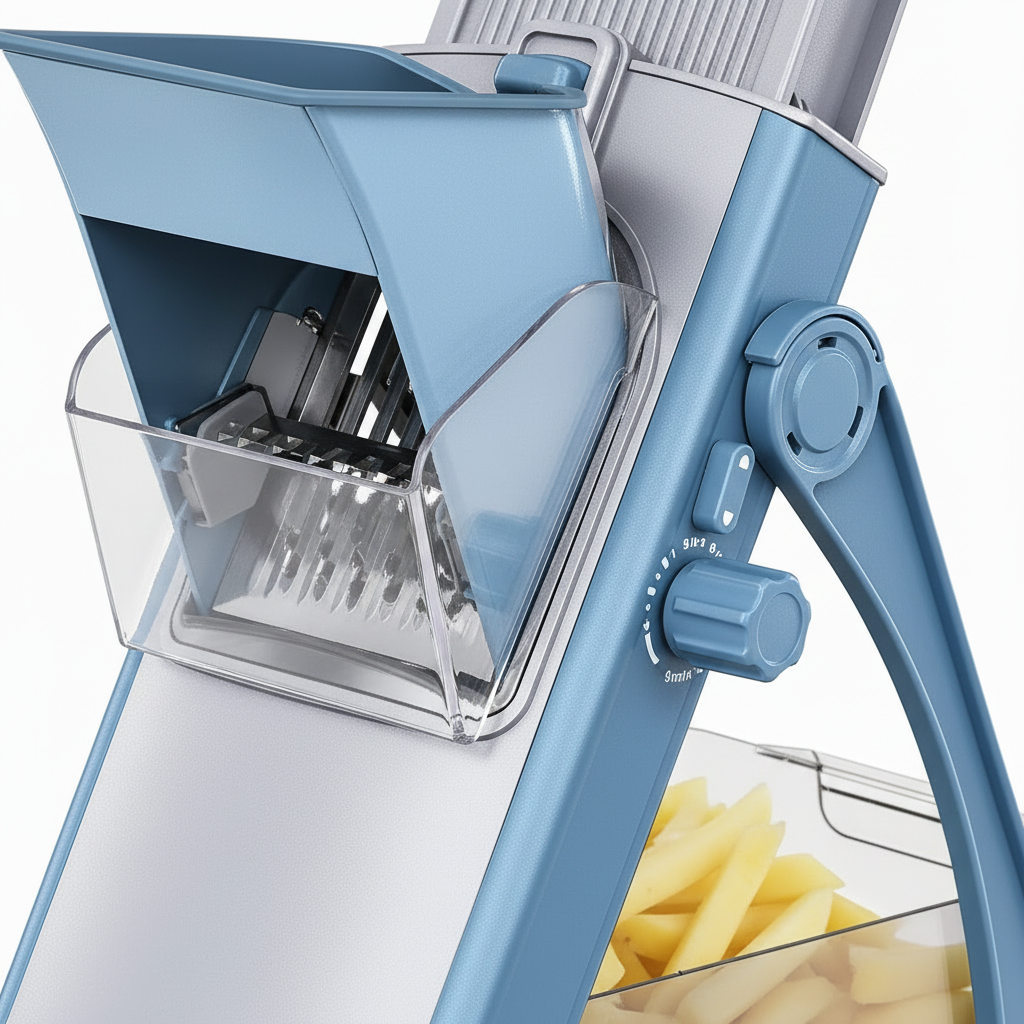 Close-up of blade mechanism