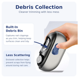 SmartTrim 2-in-1 Electric Nail Clipper & Polisher (white)