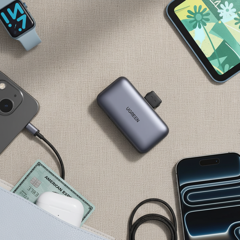 iPhone Accessories Flat Lay